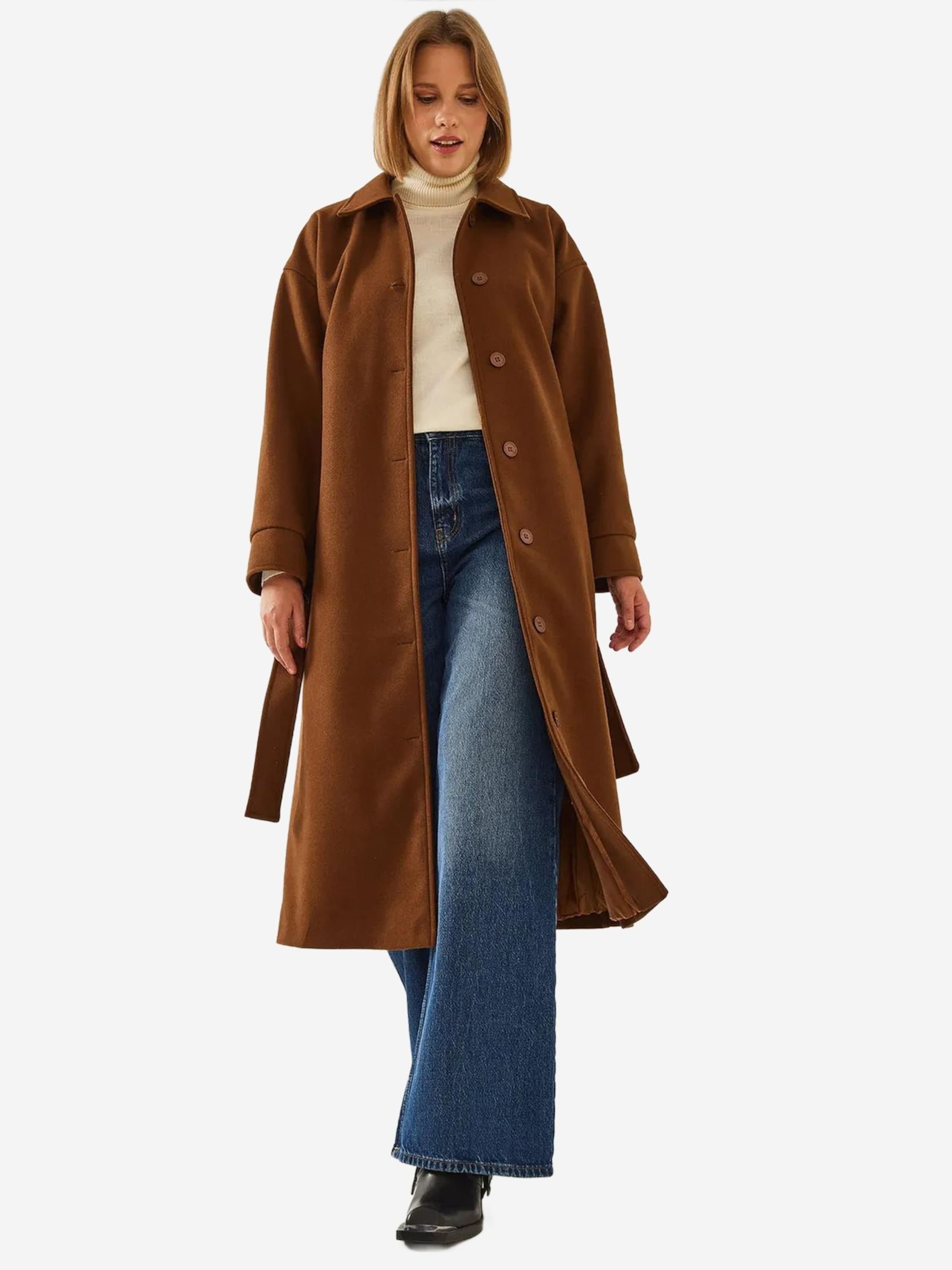 

Bianco Lucci Межсезонное пальто в цвете Cognac