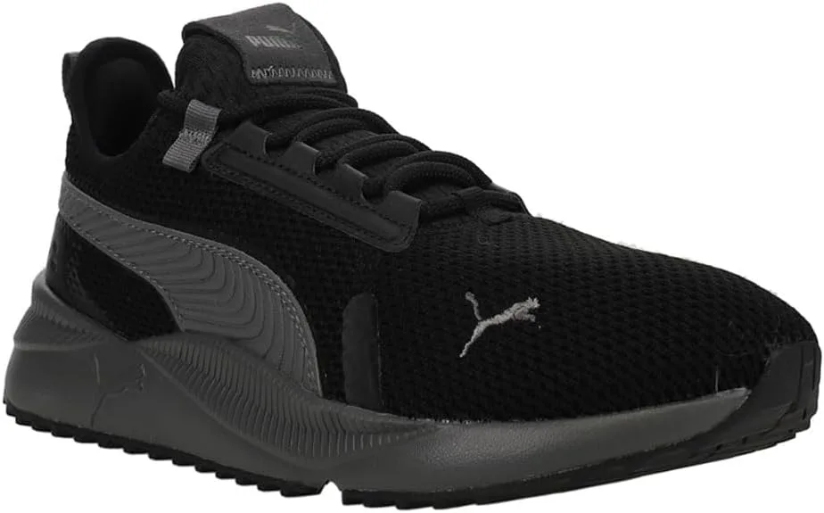 Мужские кроссовки PUMA Pacer Future Street Knit с широкими шнурками для повседневной носки - черные, черный — фото 2