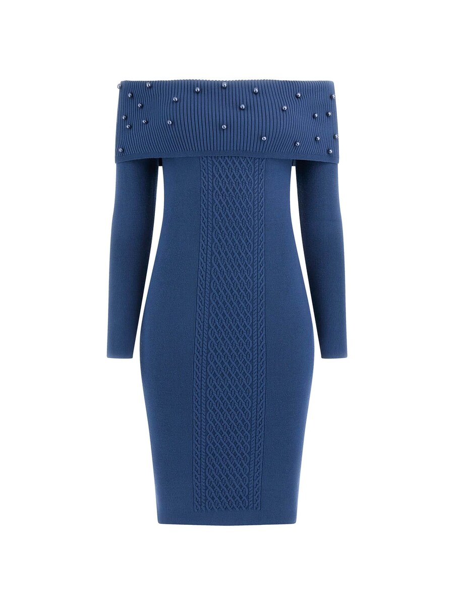 

Вязаное платье GUESS Knitted dress, синий