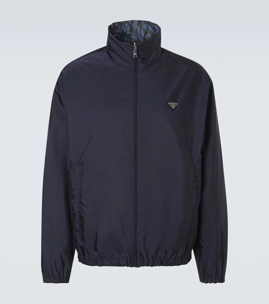 Двусторонняя куртка Re-Nylon Prada, синий
