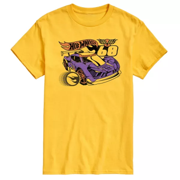 

Мужская футболка с логотипом Super Blitzen Hot Wheels, желтый