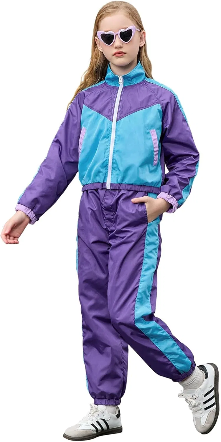 Детский спортивный костюм 2 предмета Perfashion, фиолетовый