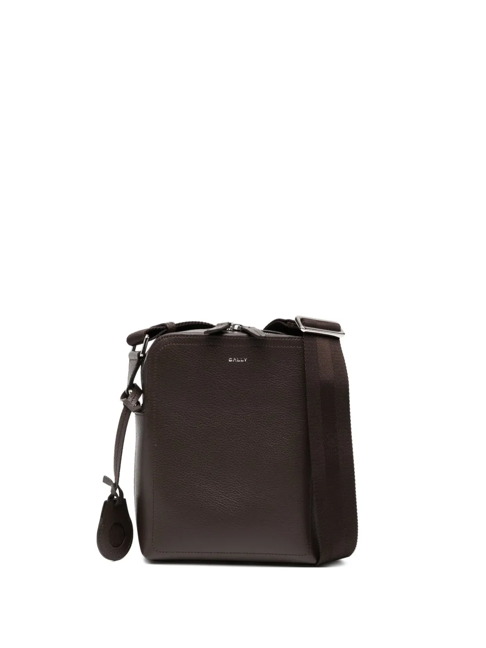 

Сумка-мессенджер с логотипом Bally, коричневый