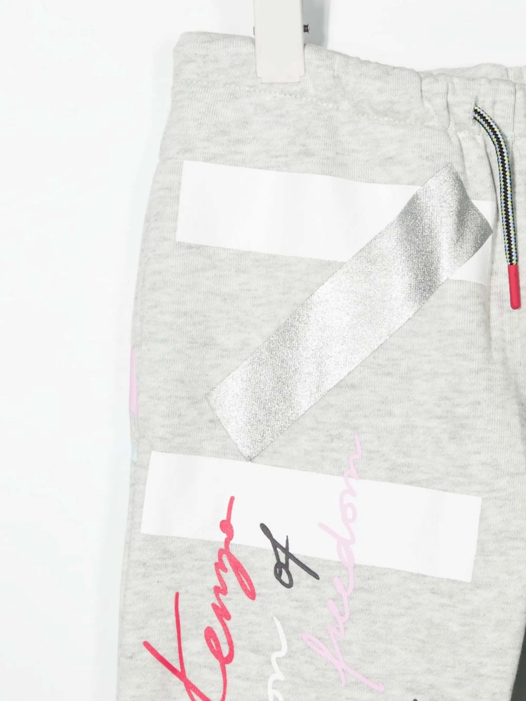 

Спортивные брюки с логотипом Kenzo Kids, серый