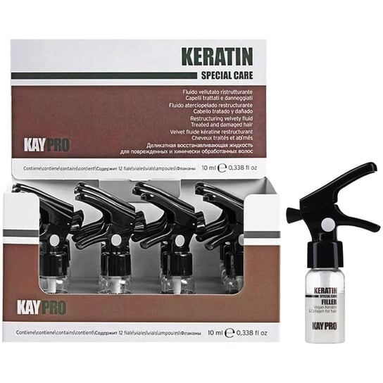 

Восстанавливающее средство в ампулах, 12x10 мл KayPro Keratin Special Care Filler