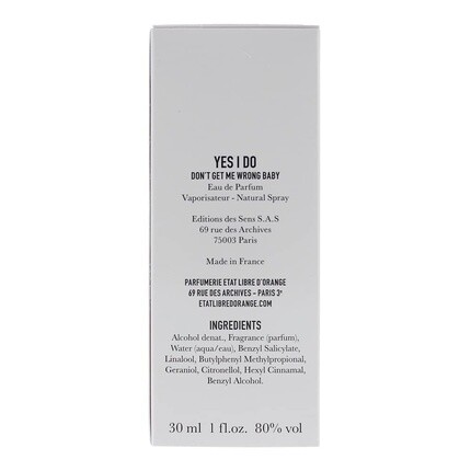 Etat Libre D'Orange Yes I Do Eau De Parfum 30ml — фото 3
