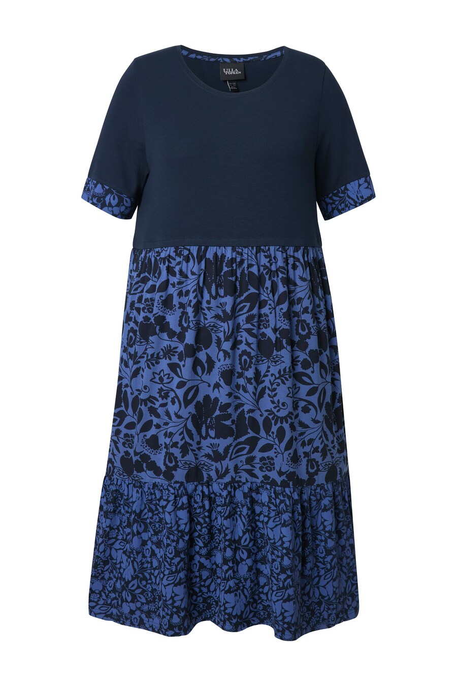 

Макси платье Ulla Popken, marine blue/Cobalt blue
