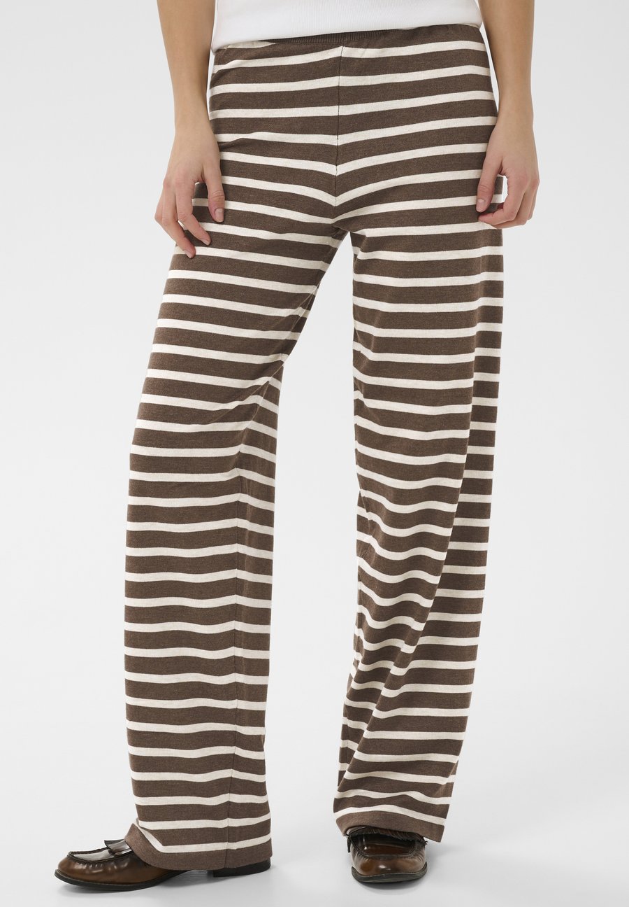 

Брюки Saint Tropez MILA STRIPED, Fondue Fudge Rice Stripe/Brown