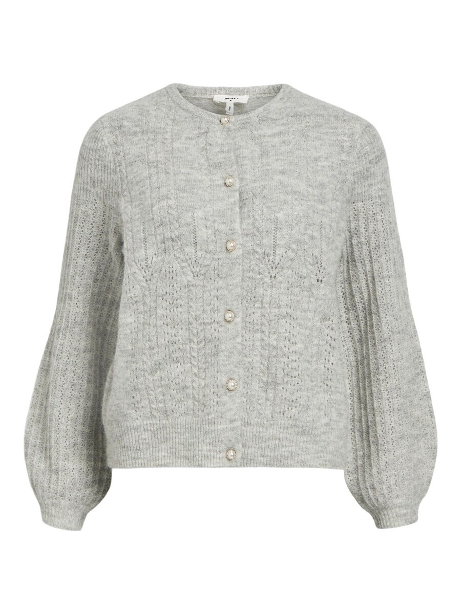 

Кардиган OBJECT Knit Cardigan, цвет Grey/Light grey