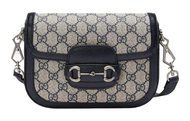 

Конвертер с кожаной отделкой Horsebit 1955 мини унисекс GUCCI