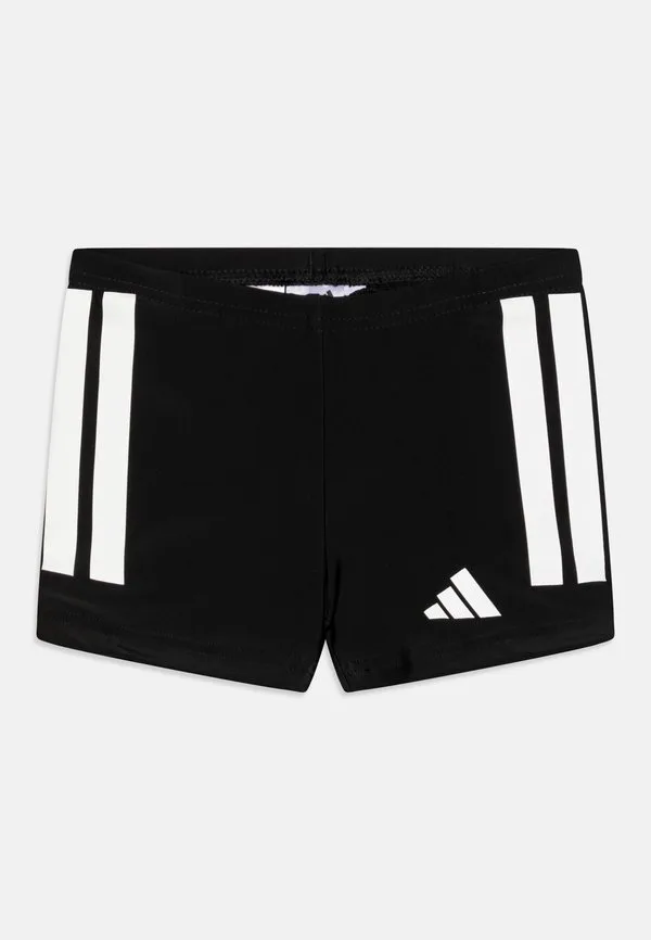 Детские плавки-боксеры с тремя полосками, унисекс. Adidas Performance, Black/White