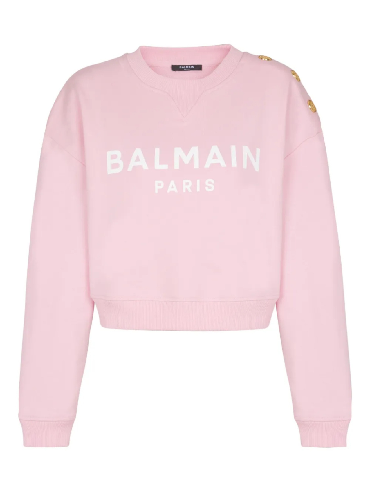 

Balmain толстовка с принтом, розовый