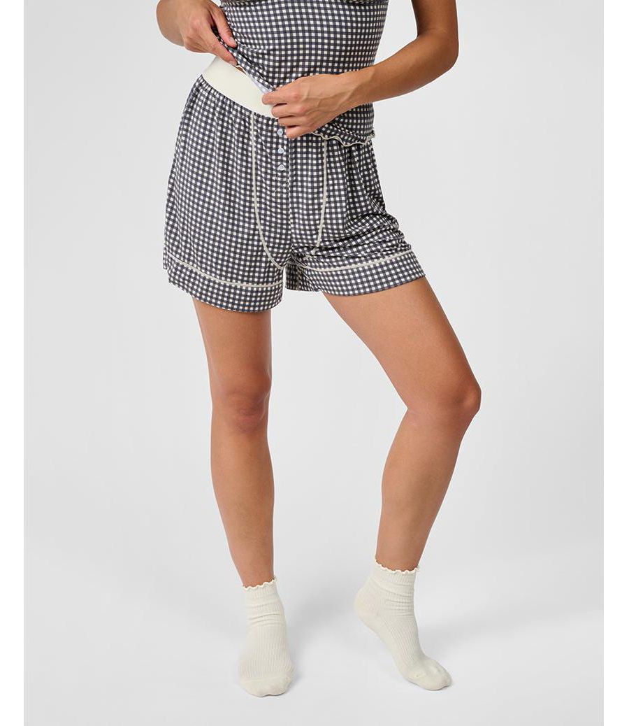 

Женские боксерские шорты WeWoreWhat, Antiq wht/black