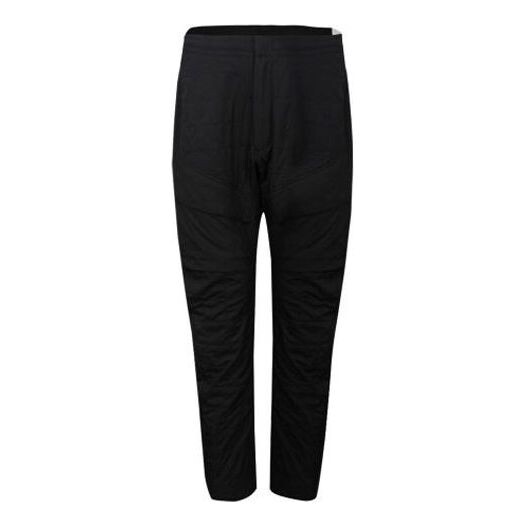 Брюки men's nsw tech pack loose casual solid color sports woven long pants/trousers black Nike, черный