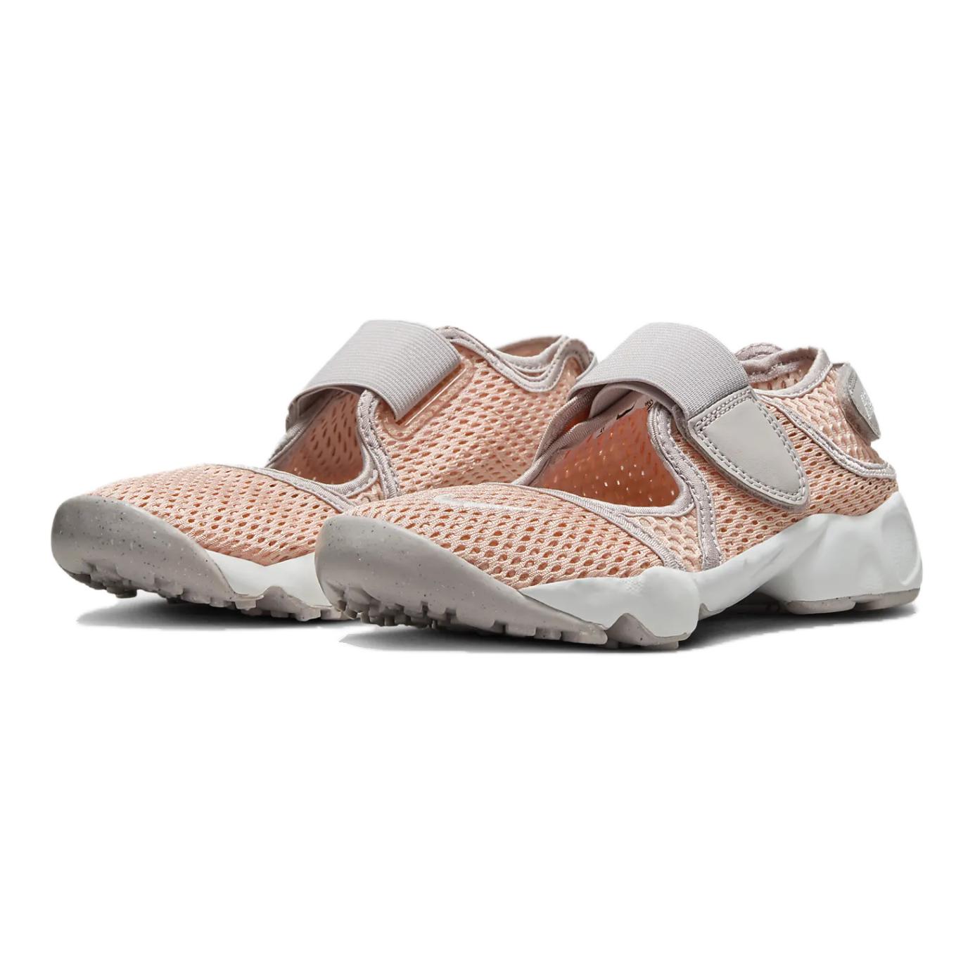 Nike Air Rift 2 Противоскользящие Износостойкие Детские Сандалии Розовый Коричневый Подростки — фото 4