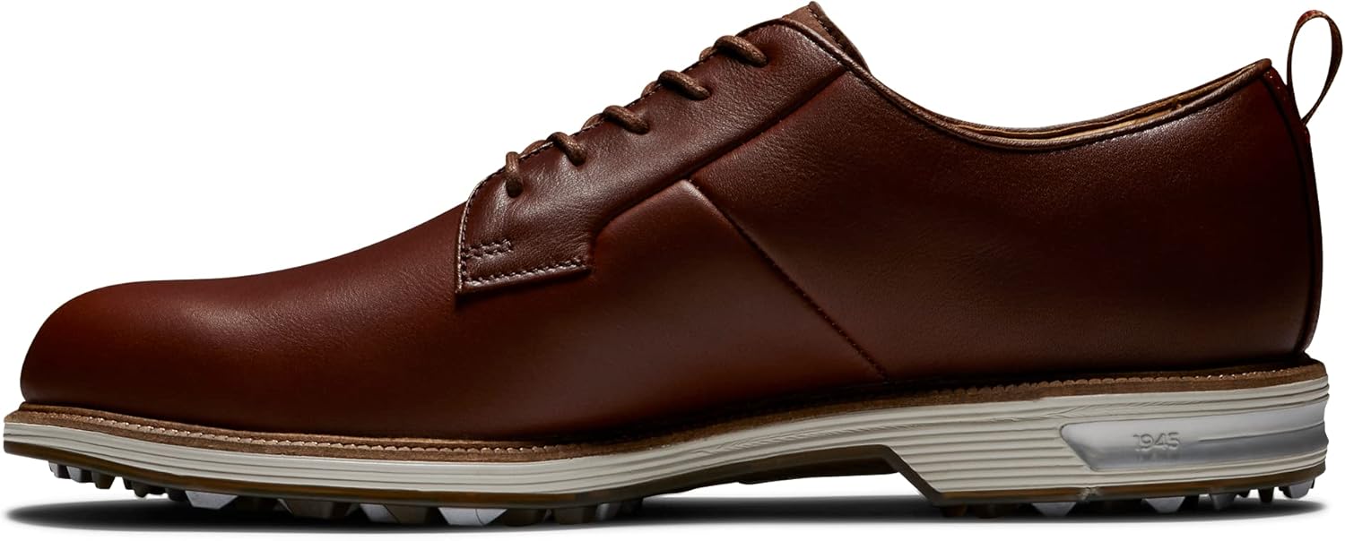 Мужские гольф-туфли FootJoy Premiere Series - модель без шипов, стиль прошлого сезона, коричневый — фото 3