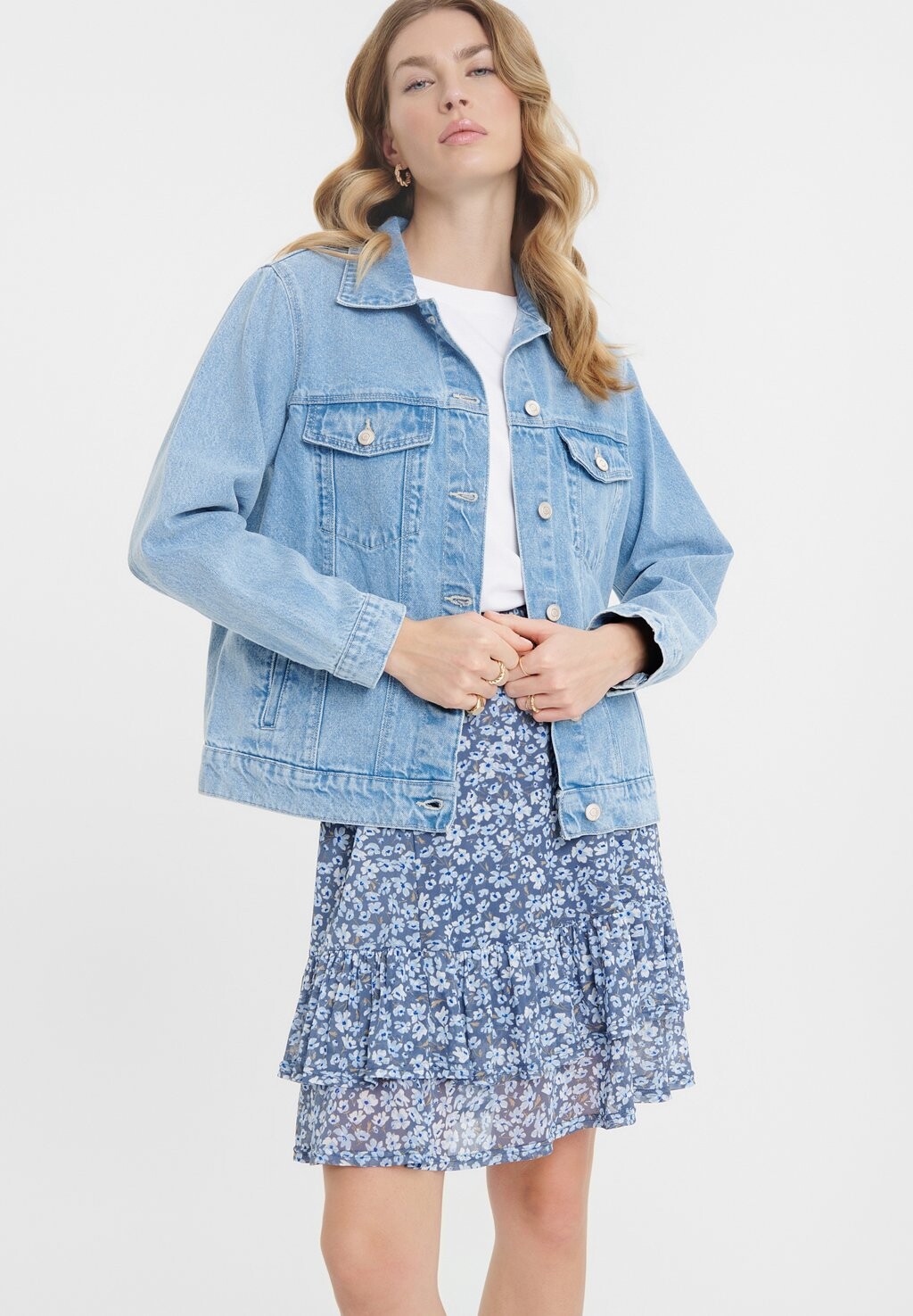 

Джинсовая куртка Greenpoint, цвет light blue