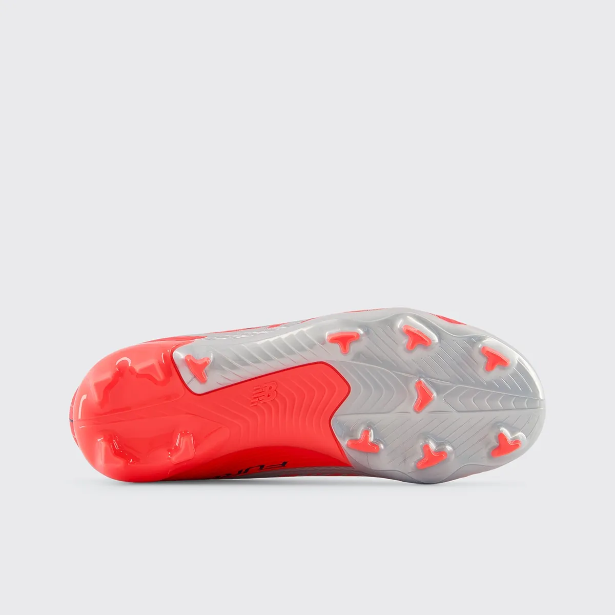Детские футбольные бутсы FURON TEAM FG V8 New Balance, красный/серый — фото 4