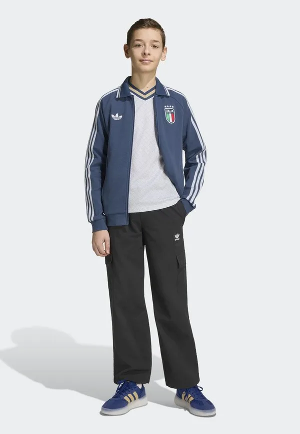 Детская тренировочная куртка с изображением гимна италии Adidas Originals, Night Marine