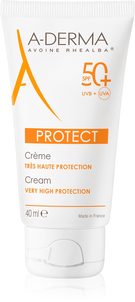 

Защитный крем для нормальной и сухой кожи SPF 50+ A-Derma, 40 мл