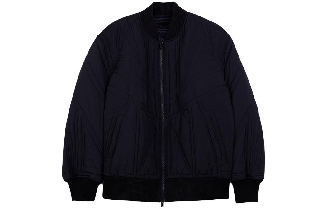 

Y-3 Стеганая куртка-бомбер на молнии, Black