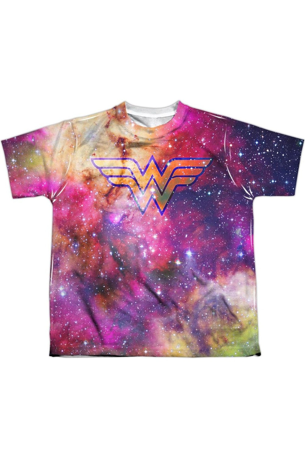 

Футболка с коротким рукавом для подростков Justice League of America Wonder Woman Galaxy Gildan, белый