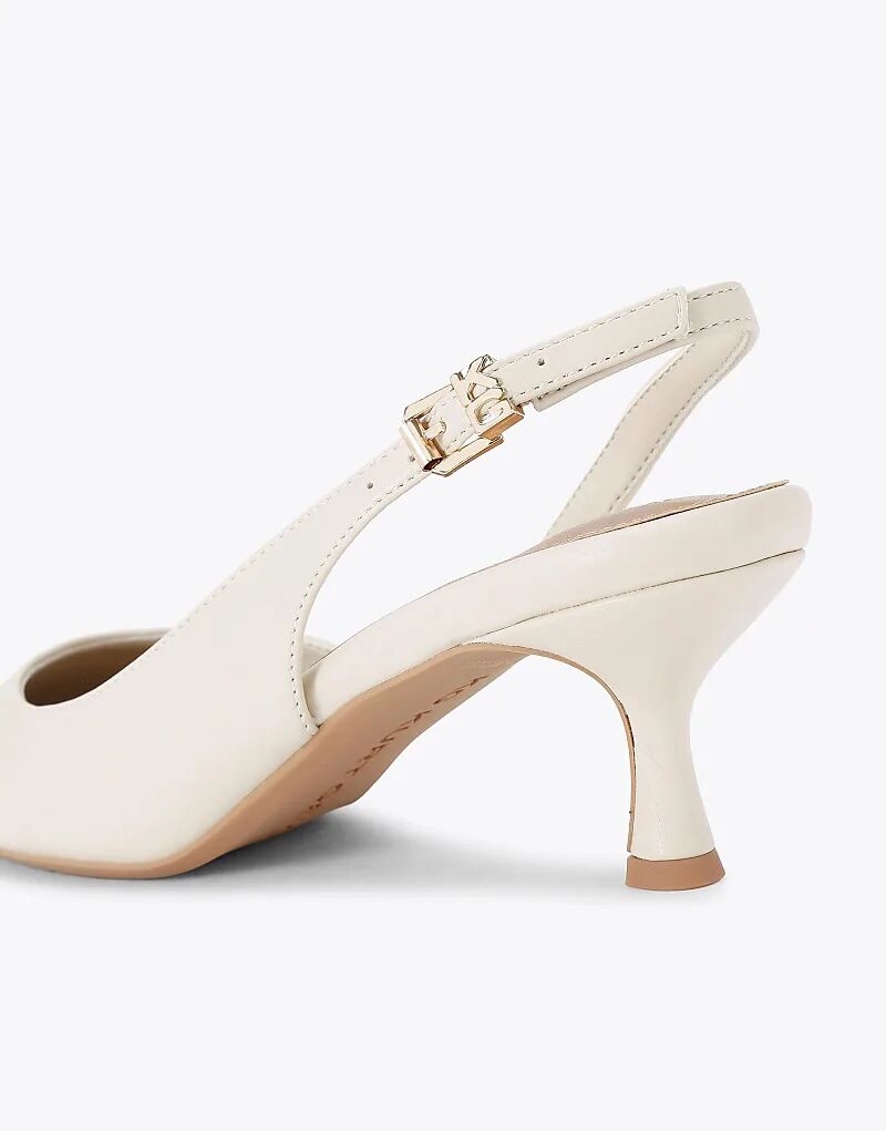 Туфли KG Kurt Geiger Aria low2 на каблуке цвета косточки — фото 4
