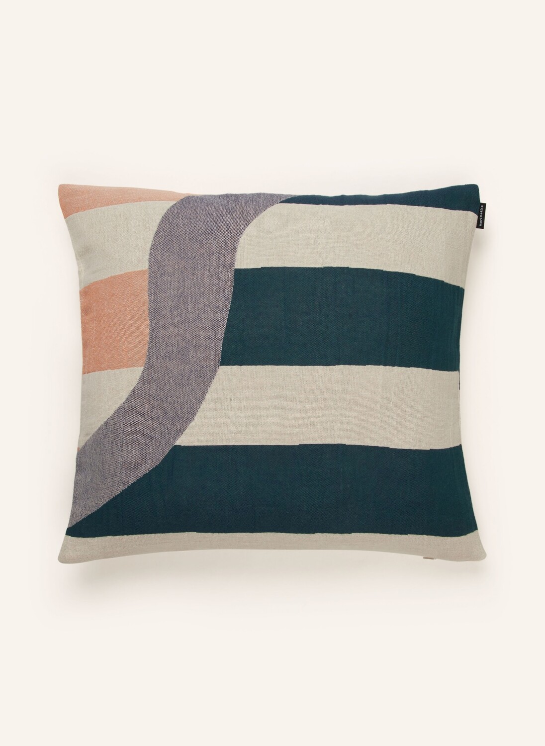 

Декоративная подушка Marimekko SIIRTO, 50x50 см, цвет beige/petrol