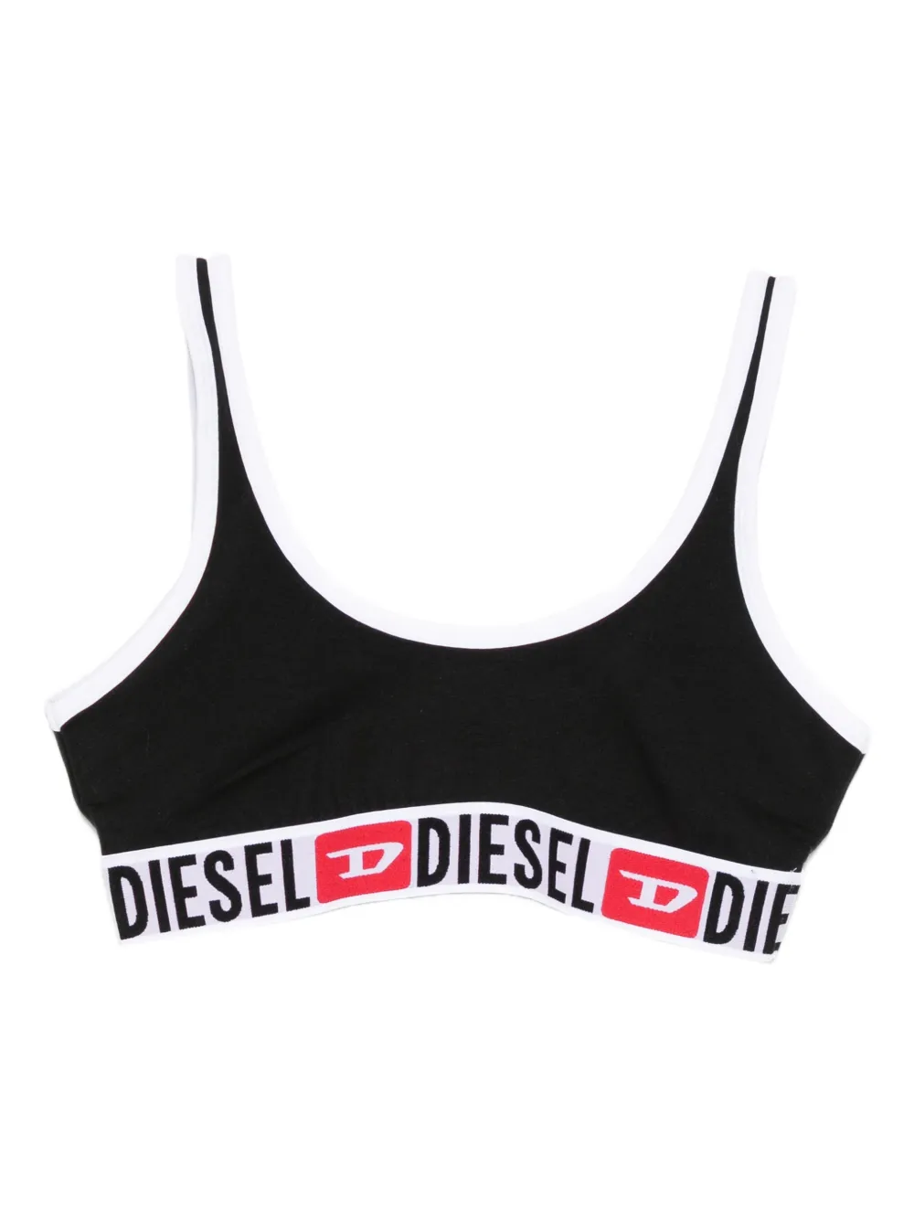 

Бюстгальтер с логотипом Diesel, черный