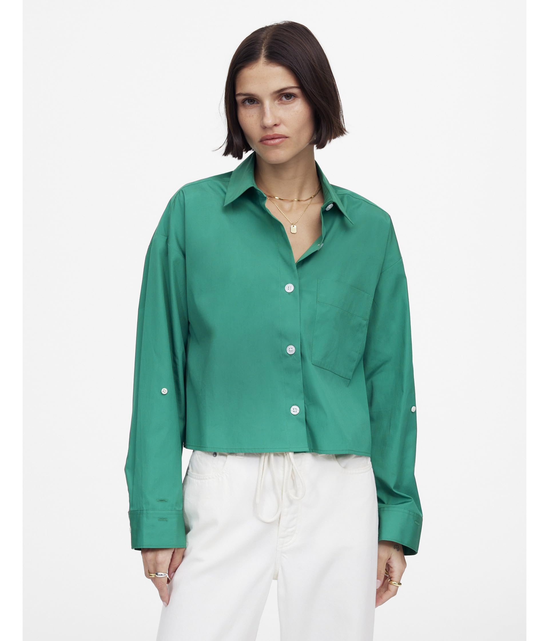 

Рубашка Madewell Alice Shirt, Verdant Green