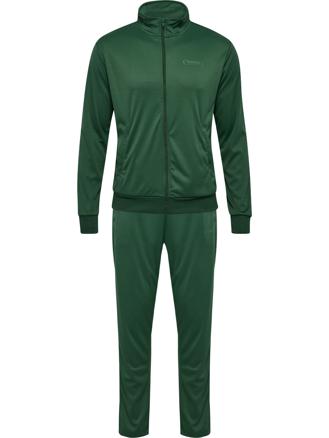 

Толстовка Hummel Trainingsanzug Hmlfelix Poly Tracksuit Set, цвет DARK GREEN