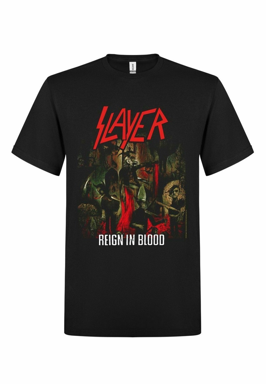 

Футболка с принтом SLAYER REIGN IN BLOOD rockshirts, черный