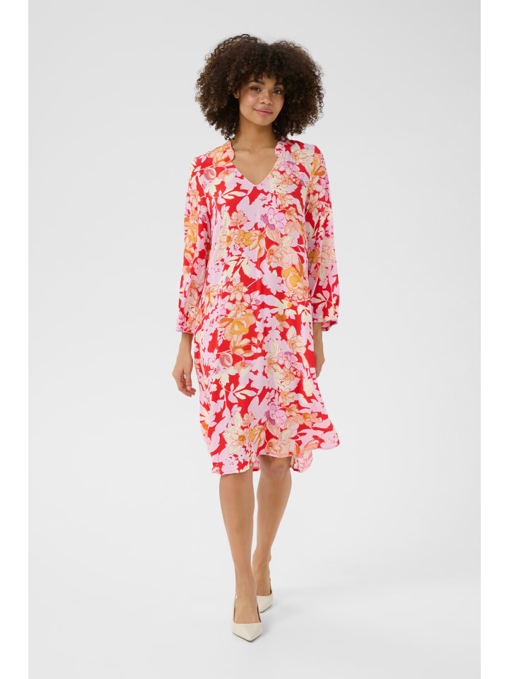 

Платье Cuadrey свободного кроя в красно-розовом цвете CULTURE