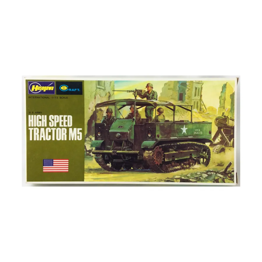 

Высокоскоростной трактор армии США M5, WWII Vehicle Miniatures (1:72) (Hasegawa)