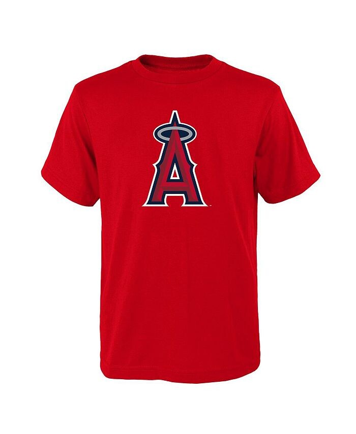 

Красная футболка с логотипом основной команды Big Boys and Girls Los Angeles Angels Outerstuff, красный