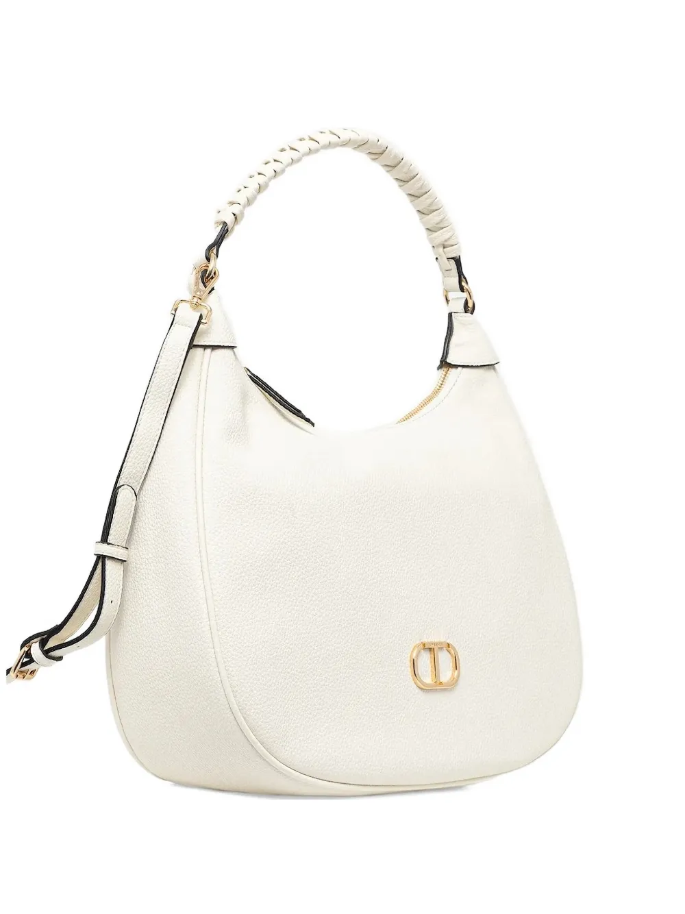 

Сумка-тоут с плетеной ручкой TWINSET, нейтральный