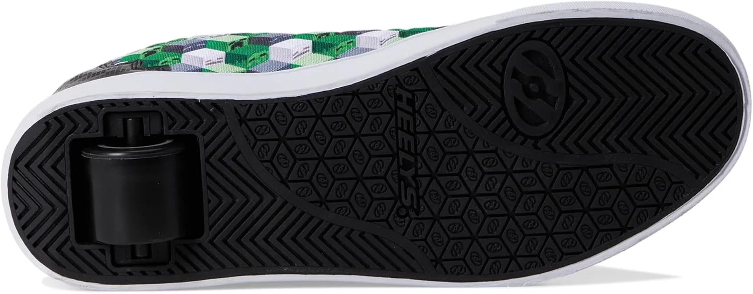 Мужские роликовые кроссовки Heelys Minecraft Pro 20 на колесиках, Black Green White — фото 3