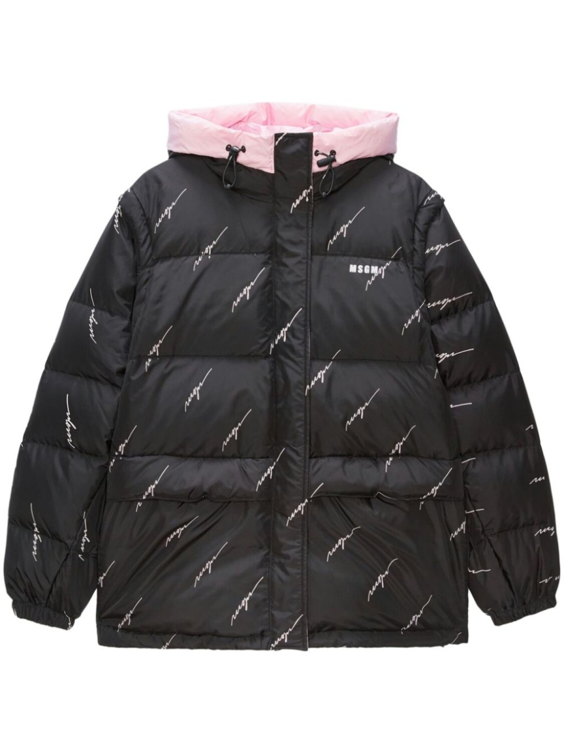 

MSGM стеганый пуховик, черный