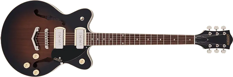 

Электрогитара Gretsch G2655-P90 Streamliner Center Block Jr. Double-Cut P90 with V-Stoptail, Laurel Fingerboard, Brownsto Brownstone