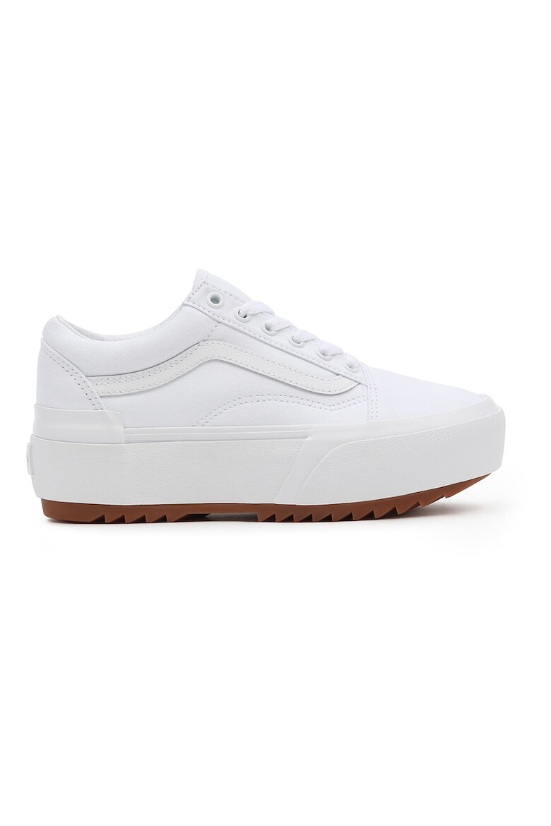 

Кроссовки Old Skool на плоской платформе Vans, белый