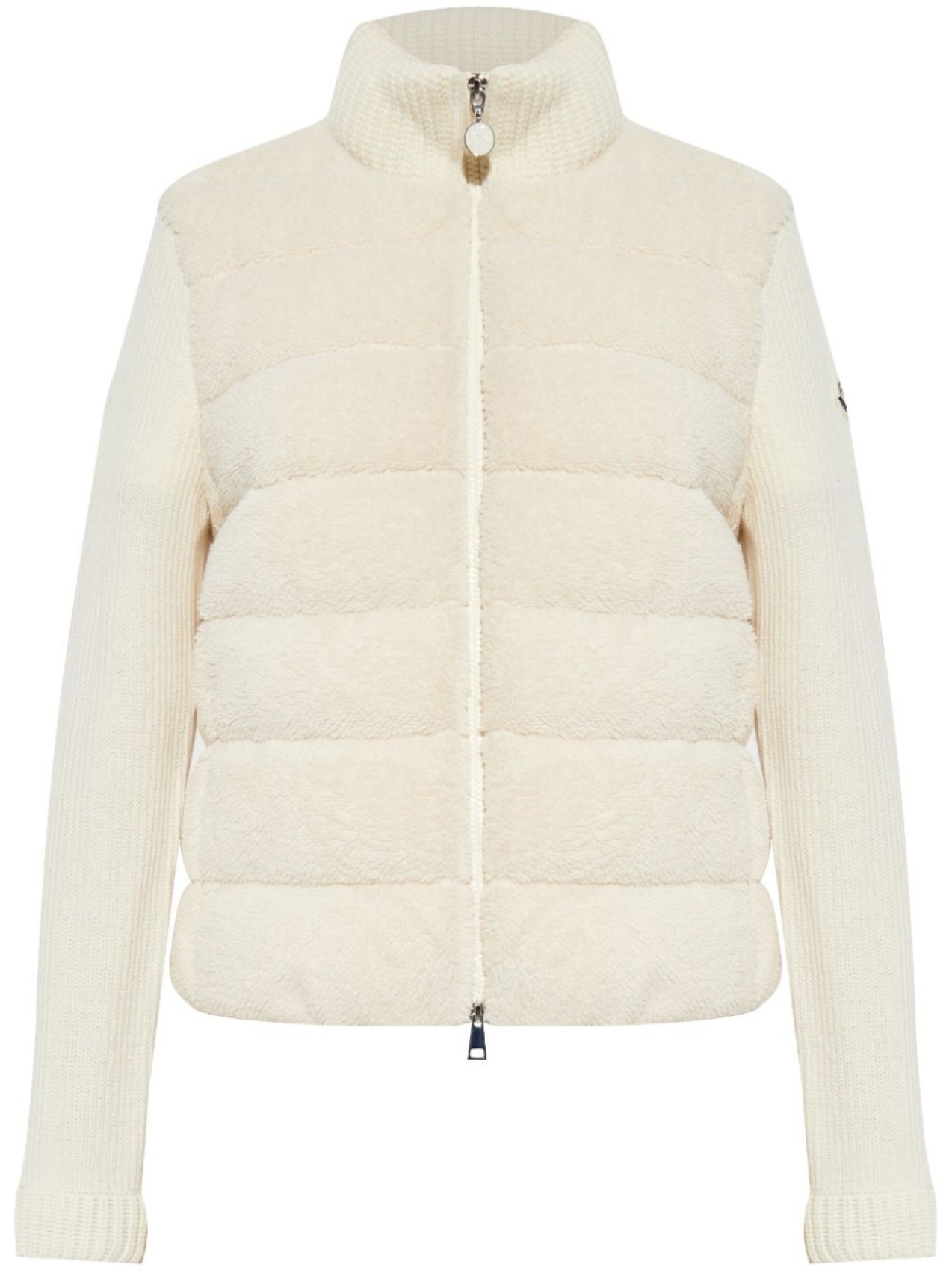 

Утепленный шерстяной кардиган Moncler, белый