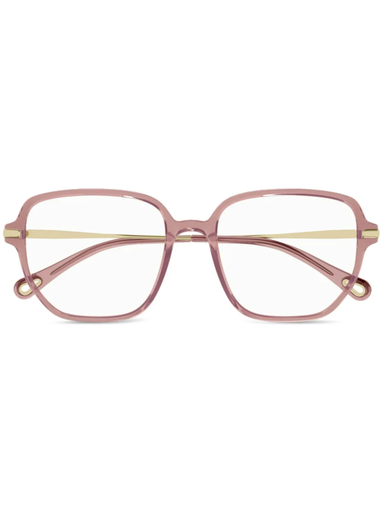 

Chloé Eyewear очки в прозрачной оправе, коричневый