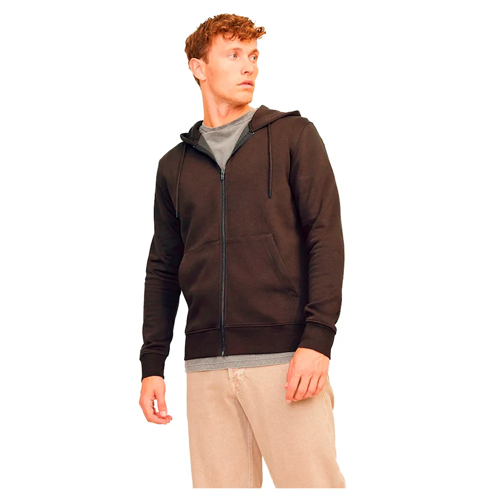 

Толстовка Jack & Jones Star Basic full zip, коричневый