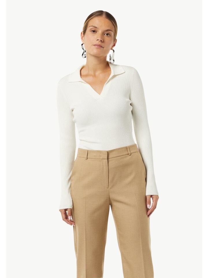 

Пуловер comma Strickpullover langarm, белый