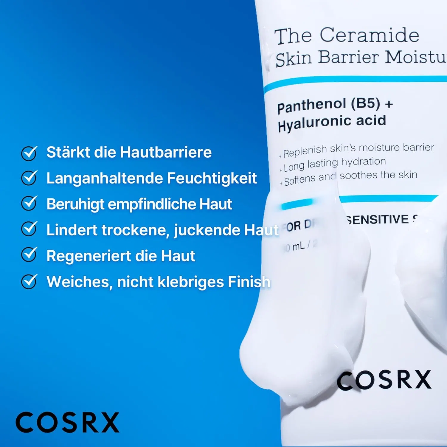 Крем для лица Cosrx — Увлажняющий с керамидами Ceramide Skin Barrier, 80 мл — фото 4