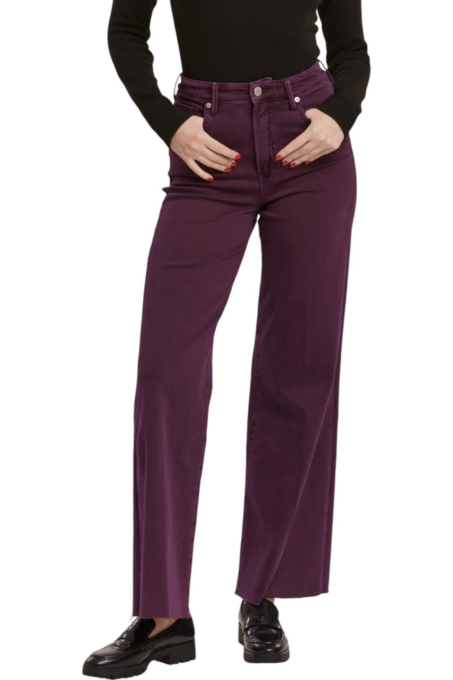 

Джинсы Fiona High Rise Wide Leg в цвете Morsaki Purple DEAR JOHN DENIM