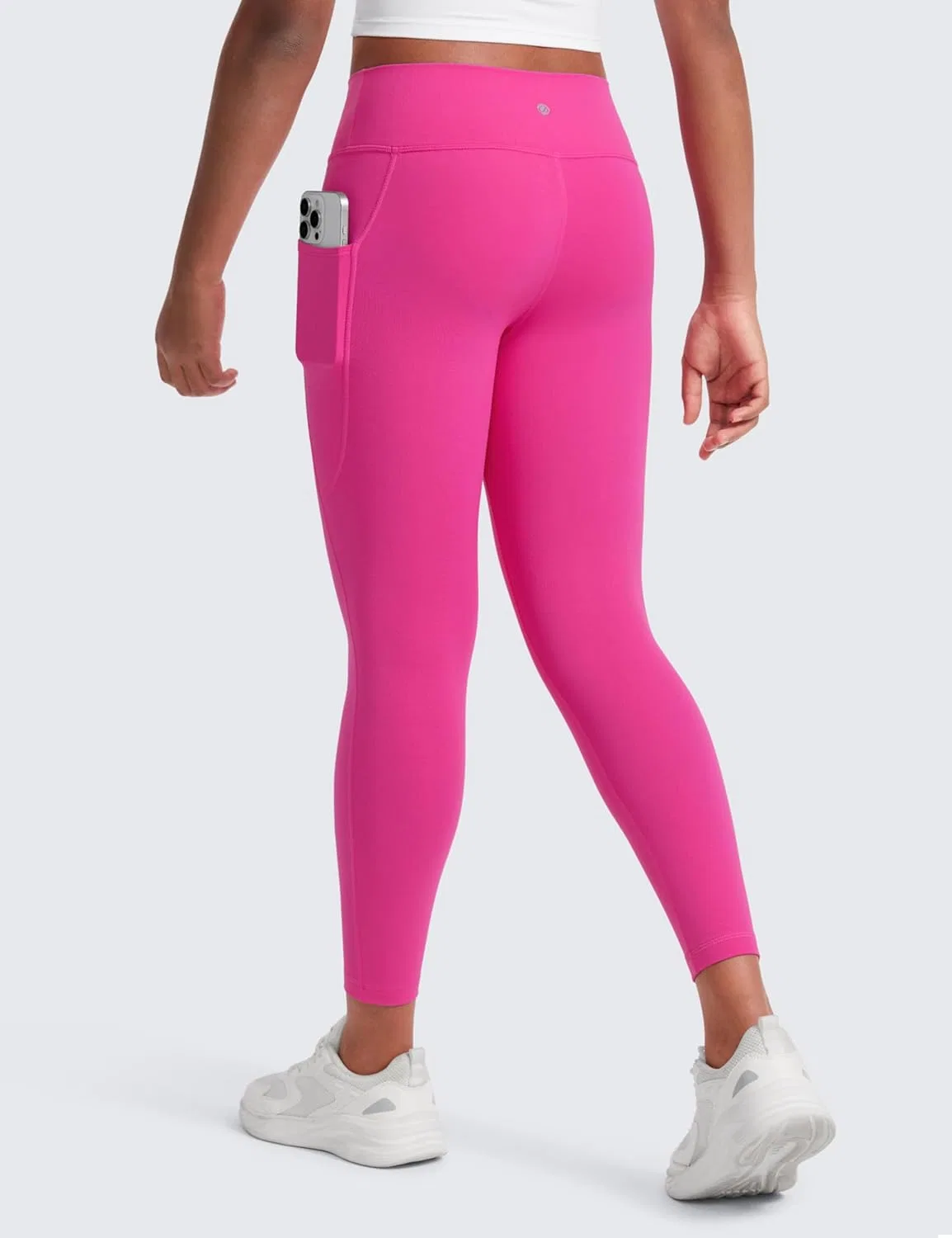 Леггинсы для йоги CRZ YOGA Butterluxe, детские, цвет Hibiscus Purple — фото 3
