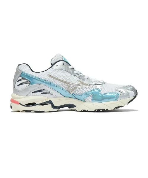 Мужские кроссовки для бега Mizuno Wave Rider 10 белые — фото 4