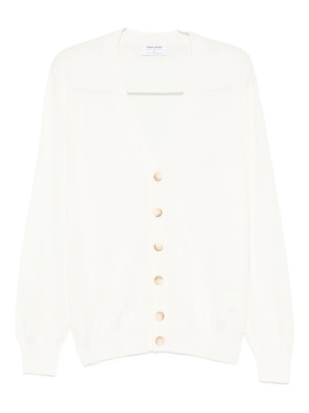 

Кардиган из вирджинской шерсти Gran Sasso, белый