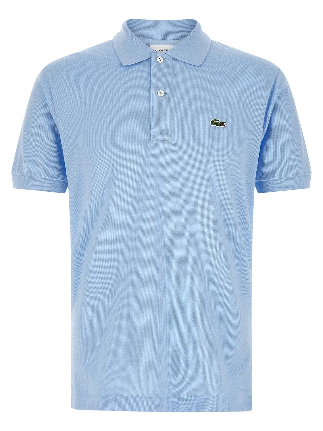Поло с нашивкой-логотипом Lacoste, голубой